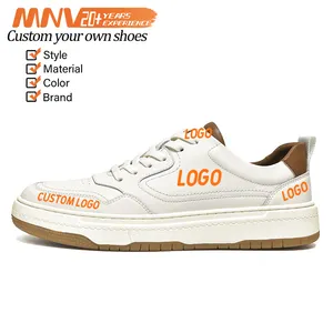 2022 High Quality White and Orange Sneaker for Men and Woman Custom Logo Blank Casual Men Skate Shoes