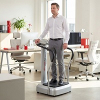 Plateforme de massage vibrante pour la remise en forme à domicile, plateforme vibrante verticale 4D pour le corps entier, machine d'exercice