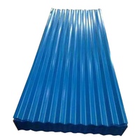 Wellblechdachplatte 0,18/0,25/0,25mm Dicke RAL 5012 Blau Z30 - Z275 Verzinkte Wellblechdachplatte