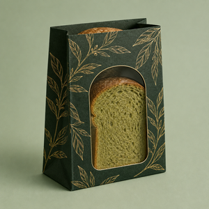 <b>Biodegradable</b> Clear Window Snack <b>Paper</b> Bag Custom Printed Food Grade Pouches - Product Image 3