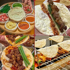 Envoltura de burrito lavash suave, máquina de hoja de rollo de <span class=keywords><strong>pollo</strong></span> <span class=keywords><strong>mexicano</strong></span>, máquina para hacer pan plano, máquina para panqueques de pato <span class=keywords><strong>asado</strong></span> de Beijing - Product Image 5