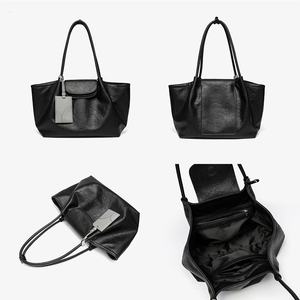 Toptan Yeni Moda Siyah Kadın Çantaları <span class=keywords><strong>2026</strong></span> Retro Tarz Mini PU Deri Tote Çanta Yüksek Kalite Kolye Uçlu - Product Image 2