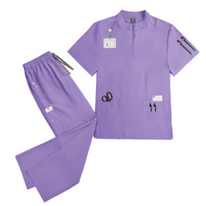 ชุดเครื่องแบบแพทย์สำหรับทุกเพศชุดเครื่องแบบแพทย์ขัดผิวดีไซน์พิมพ์โลโก้ของ2025 - Product Image 2