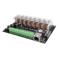 Contrôleur industriel intelligent 8 canaux I/O |   Modbus TCP/RTU Ethernet/RS485 12-24V DC Cloud/APP 8DI/8DO Rail DIN