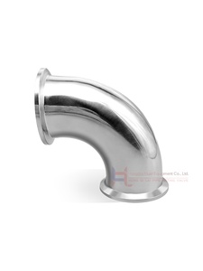 Thép không gỉ Báo Chí phù hợp 90 Độ uốn cong kẹp ống elbowkf chân không cao khuỷu tay 304 thép không gỉ NW nhanh chóng phù hợp với mặt bích - Product Image 6