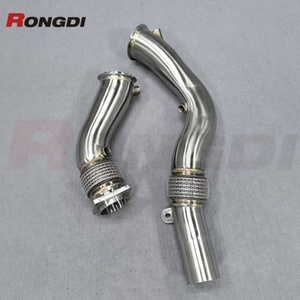 ท่อระบายความร้อนท่อไอเสียแบบปรับได้สำหรับ F82 F80 M4 M3 S55 F83 3.0T 2014-2019 Ss304 - Product Image 5