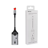 Adaptateur Jack Audio pour Apple, adaptateur répartiteur auxiliaire double 8 broches vers 3,5 mm compatible avec iPhone 6/7/8/X/11/12/13/14