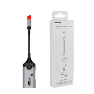 Adaptateur Jack Audio pour Apple, adaptateur répartiteur auxiliaire double 8 broches vers 3,5 mm compatible avec iPhone 6/7/8/X/11/12/13/14 - Product Image 6