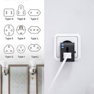 Hot Selling Travel <b>Plug</b> Custom Logo Worldwide Universal Multi Adapt 2 <b>Usb</b> Power <b>Adapter</b> for Corporate - Product Image 6