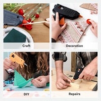 Bâtons de colle thermofusible EVA transparents universels HAOMEI, les plus vendus, pour le travail du bois, le bricolage et la réparation, pour toutes les applications