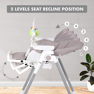 Modern Design Foldable Kids and Baby Products Kidschairs for Feeding <b>Chair</b> in Kitchen Use OEM/Customized Brand Kids Furniture - Product Image 3