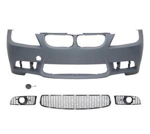 Cản Trước Phù Hợp Với BMW E90 Nâng Cấp Lên Diện Mạo M3 Có/Không Có Lỗ Đèn Sương Mù 05-08/09-12 - Product Image 2