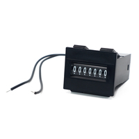Compteur numérique mécanique à 7 chiffres DC12V 24V pour jeux, pièces de monnaie, compteur d'impulsions électrique en plastique pour machines