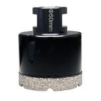 Foret M14 M10 brasé noir or rouge pour carreaux marbre béton granit-diamant scie cloche ensemble de forets à noyau