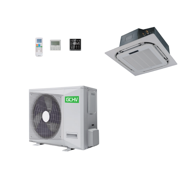 60 HZ 2 Ton 3 Ton 5 Ton Cassette Ceiling Unit Split Air Conditioner Cooling Heating Inverter