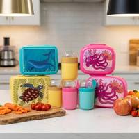 Boîte à lunch scolaire en plastique, ensemble d'alimentation pour bébé, bol de voyage