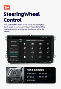 8 Inch <span class=keywords><strong>Android</strong></span> 13.0 Xe GPS Máy Nghe Nhạc 2 + 32G IPS Màn Hình Wifi Carplay Chia Màn Hình Đa Cấp Âm Thanh Cho VW Passat - Product Image 4