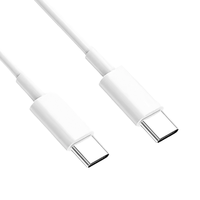 Câble de charge rapide double USB C 3A PD 60W Type-C vers Type-C pour iPhone et iPad Apple, chargeur de voiture Android authentique