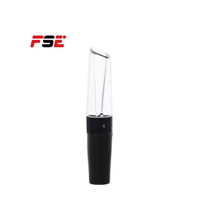 Fse novo produto comestível aerador de vinho, produto comestível, bico dosador de vinho portátil giratório, decanter tipo interruptor