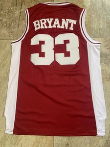 Maillot de basket-ball respirant Bryant de vente chaude maillot d'été à séchage rapide grande taille imprimé une pièce pour transfrontalier - Product Image 4
