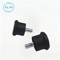 Roulettes fixes en nylon pour chaise de bureau, vente en gros, pièces de mobilier OEM, usine de fabrication OEM