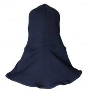 Cagoule de protection intégrale anti-feu à visibilité accrue, disponible en blanc et noir, en Aramide pour une sécurité accrue sur le chantier - Product Image 5