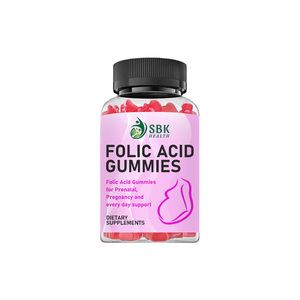 Gummies d'acide folique en gros pour le soutien immunitaire et la santé cellulaire – 60 gummies, 1 mois d'approvisionnement - Product Image 1
