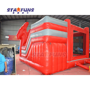 Château gonflable personnalisé <span class=keywords><strong>Mickey</strong></span> <span class=keywords><strong>et</strong></span> <span class=keywords><strong>Minnie</strong></span> pour enfants, en PVC, avec toboggan intégré - Product Image 5