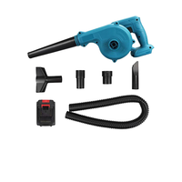 Souffleur d'air portable haute puissance 20V avec batterie lithium rechargeable 2000mAh pour le dépoussiérage de voitures et le nettoyage d'ateliers - Qualité professionnelle pour le bricolage