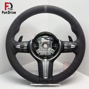 Volante Deportivo con Calefacción para <span class=keywords><strong>BMW</strong></span> Serie F 1 2 3 4 5 6 7 M Sport F20 F21 F22 F44 F30 340i F31 F34 <span class=keywords><strong>335i</strong></span> F32 F33 F36 F10 535i 550i F11 F07 - Product Image 6