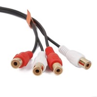 Nuevo amplificador de Audio para coche, nivel RCA de graves, perilla de Control de volumen remoto, universal, LC-1