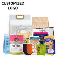 Sachets Doypack Personnalisés en Aluminium Imprimés par Gravure avec Fermeture Ziplock pour Snacks et Aliments pour Animaux de Compagnie