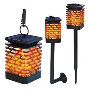Năng lượng mặt trời ngọn lửa Ngọn Đuốc Đèn ngoài trời 3 trong 1 33 LED năng lượng mặt trời vườn ánh sáng treo bảng cho cảnh quan Pathway cỏ - Product Image 1