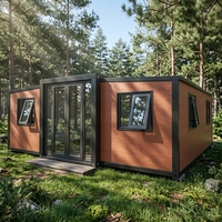 Maison modulaire préfabriquée écologique, résistante au vent, à l'eau, aux ouragans, insonorisée et isolée, avec structure en acier galvanisé, type villa