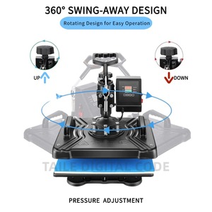 Pressa a Caldo Combinata 5 in <span class=keywords><strong>1</strong></span> con Display LCD Doppio per Stampa su Magliette, Tazze e Piatti - Product Image 5