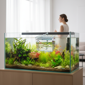 Caja de Protección Neumática Externa con Gancho para Cría e Incubación, Aislada al Agua, para Peces Tetra, Plástico, 1.25-2.5L - Product Image 6