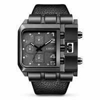 Reloj de Cuarzo para Hombre con Esfera Grande, Caja de Aleación, Movimiento Japonés, Estilo Casual, Correa de Acrílico, Diseño Cuadrado