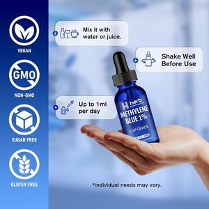 ODM/OEM Marque Privée Gouttes de Supplément Herbal Liquide Oral au Bleu de Méthyle, Saveur Personnalisable, pour Améliorer la Mémoire et le Sommeil, 60ml, Dose de 1ml - Product Image 6