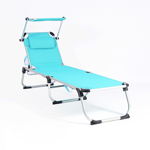 Piegatura portatile regolabile all'aperto <span class=keywords><strong>pieghevole</strong></span> in tessuto campeggio Lounge Deck <span class=keywords><strong>mare</strong></span> spiaggia Set Ring camp OEM a buon mercato in alluminio personalizzato - Product Image 3