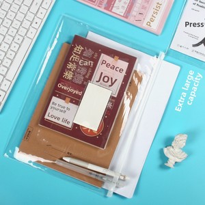 <span class=keywords><strong>Carpeta</strong></span> de Archivos con Cierre Transparente de PVC A4, <span class=keywords><strong>Carpeta</strong></span> de Archivos con Cierre para Almacenamiento de Facturas A5, para Organizar Documentos, Personalizable - Product Image 4
