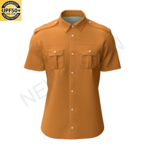 Custom Performance Sun Protection UV Fishing Short Sleeve with Rear Vents Tournament Fishing Shirt Mens - Product Image 4