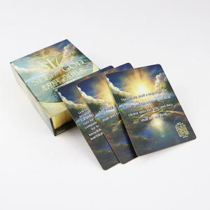 Китайская фабрика, печать на заказ, Вдохновляющие открытки для молитв из Священных Писаний, открытки с Библией, открытки для христианской игры - Product Image 2