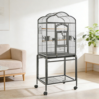 Cage à oiseaux pliable Aier TT03 extra large 6x5 en fer thermolaqué écologique avec plateau en plastique à motif animalier – Vente en gros