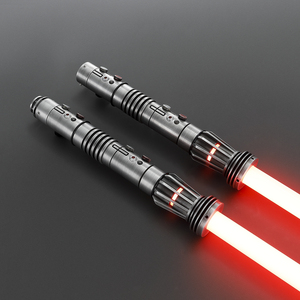 <span class=keywords><strong>Sabre</strong></span> laser à double lame Neopixel avec poignée vieillie, modèle Darth Maul Seigneur des Ombres, en vente flash |   Agent de vente en gros et distributeur de sabres laser - Product Image 4