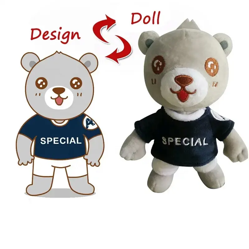 OEM Custom Plush Toy Keychain Manufacturer Doll Plushies Customized Stuffed Animal Toys