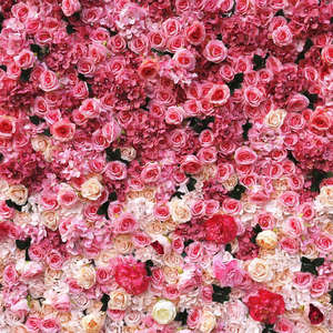 Muro de Flores Artificiales Romántico Multicolor, Varios Diseños, Fondo para Bodas, Eventos Comerciales, Cabina de Fotos, Duradero y Resistente a la Decoloración - Product Image 2
