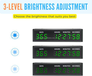 นาฬิกานับถอยหลังดิจิตอลจอแสดงผลขนาดใหญ่ LED, จับเวลานับขึ้น/นับถอยหลังปฏิทินนับถอยหลัง999วันพร้อมรีโมทคอนโทรล - Product Image 6