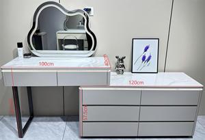 Nhà máy bán buôn Vanity bàn cho trang điểm dresser Vanity dresser cho phòng ngủ dresser với gương - Product Image 2
