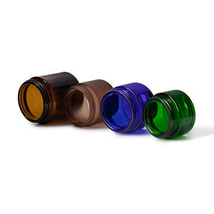 Tarro de Crema Redondo de Vidrio Transparente Ámbar de 20g 30g 50g de la <span class=keywords><strong>Marca</strong></span> CAPOT de Lujo, con Serigrafía y Tapa de Rosca, para Cosméticos y Cuidado de la Piel - Product Image 3