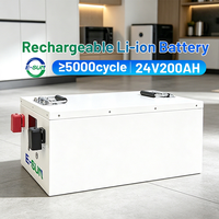 Baterai Lithium E-SUN 100ah 200ah 280ah Tahan Lama 8000+ Siklus 12V 24V Paket Baterai LiFePO4 untuk Sistem Penyimpanan Energi Surya Rumah Tangga